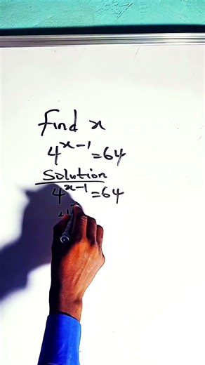 Equation containing powers of a variable #maths #exponentialequations