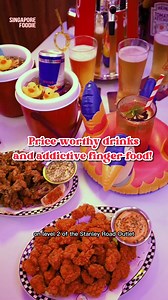 Hidden bar at Joji‘s Diner serves cute party drinks 😍 📍Joji’s Diner Bar @ Level 2 (Stanley St, 3, Singapore 068722) | Singapore Foodie