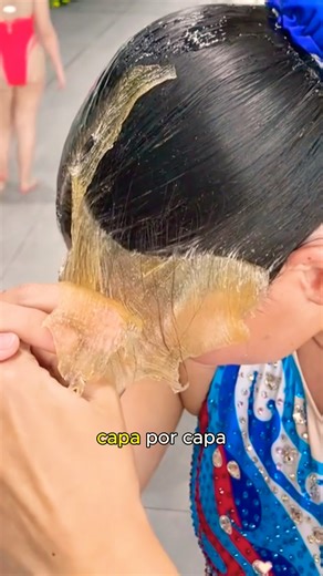 Do you know what synchronized swimmers' hairstyles are made of?#asmr #didyouknow #us #youtube #fyp