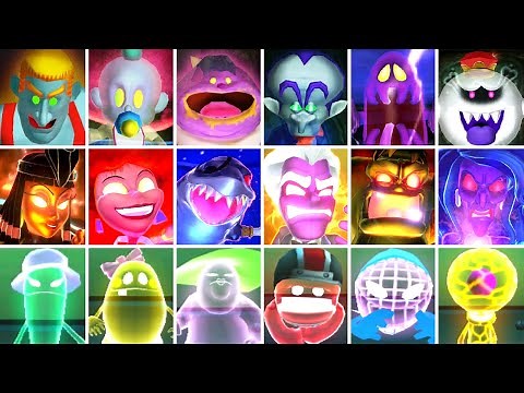 Luigi's Mansion Trilogy - All Bosses (No Damage)