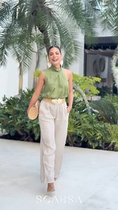 55K views · 599 reactions | CAP. 1 - “Colors of Love” Disponible en página web y tiendas físicas. Encuentra estos productos escribiendo lo siguiente en el buscador de la Web. Buscador página web Blusa verde y beige REF: Z1248 PANTALON REF: PTJ2413 | Scarsa colombia | Facebook