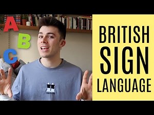 THE BRITISH SIGN LANGUAGE ALPHABET! How to sign your name in sign language!!!