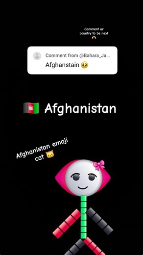 Afghanistan emoji cat🎀