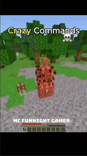 Minecraft Crazy Commands Try Part 7 🤯 Most Insane Command Ever! #minecraft #gaming