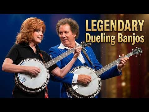 Wendy Holcombe and Buck Trent Dueling Banjos live 1978