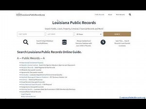 Louisiana Vital Records (Birth, Death, Marriage, Divorce Online Search Free)
