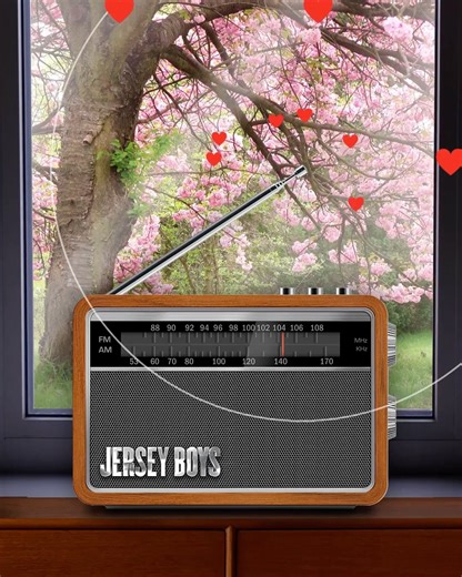 Love is in the air! Turn the music up and fall for every note. 🎶💕#JerseyBoys | Jersey Boys