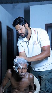 He didn’t had Bath since few months, there was no one to care whether he is alive or not. Gave him a nice bath 😊 and gave him shelter and Food. #emotional #transformation #transform #sad #humanity #respect #reelsviral #spreadlove #kindness #poor #disabled #homeless #instagood | Serve Needy