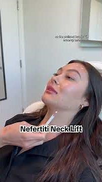 The botox placement guide with nurse injector Brittney 👱🏻‍♀️💖 #medspa #Nefertitinecklift #botox