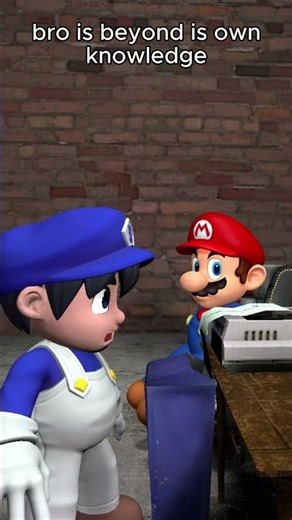 Bro is beyond his own knowledge 💀 #memes #smg4 #shorts