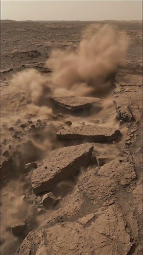 Mars Ground Opened Like a Scar