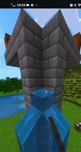 Invisible ladder making tutorial#minecraft #tutorial #foryou