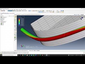 Abaqus CAE - Pipeline reeling