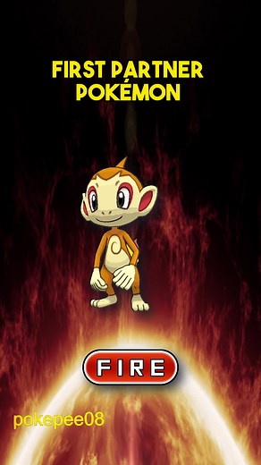 "Adventure calls, and Chimchar answers with a blaze! 🔥🐵" #pokemon #c...