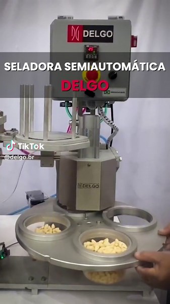 Seladora Semiautomática de Copos e Potes DELGO