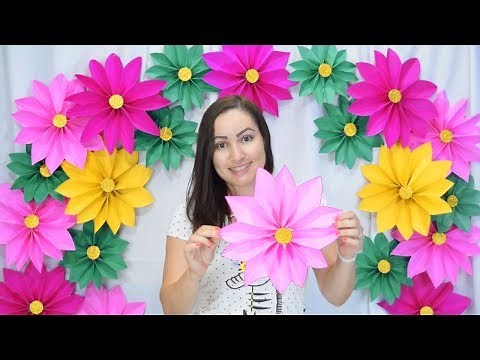 DIY: FLOR GIGANTE FÁCIL PARA DECORAÇÃO DE FESTA 2 | IDER ALVES