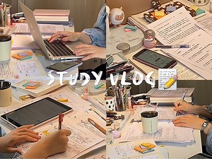 STUDY VLOG｜早起纯动力学习·3小时沉浸式·动力向%