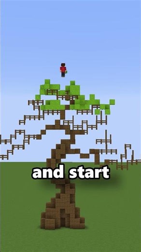 Day 1 : Building A tree Until I'm good like BdoubleO100! #shorts