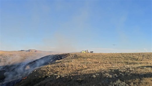 Lightning sparks weekend wildfire near Sheridan, grows to more than 100 acres