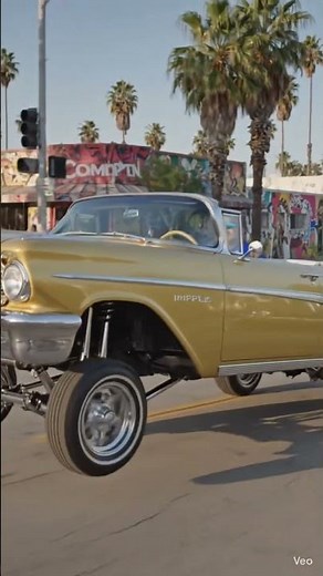 64 IMPALA SWITCHIN thru iconic Compton streets #cruiselife #lowriderlife #classics