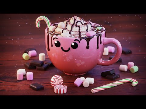 Cozy Winter Cocoa ☕ (Blender Artwork Breakdown)