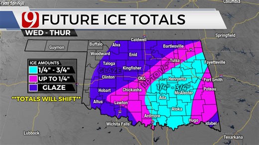 News 9 Weather Experts Tracking Winter Weather Headed For The OKC Metro