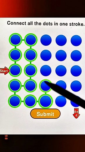 Connect all Dots in one stroke from start point to end without diagonally Connect | L Gaming