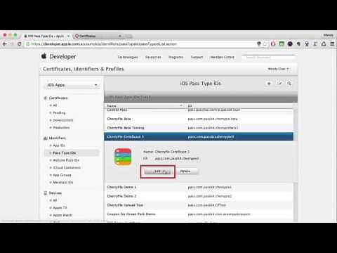 How to Genereate & Upload Pass Certificates for Apple Wallet