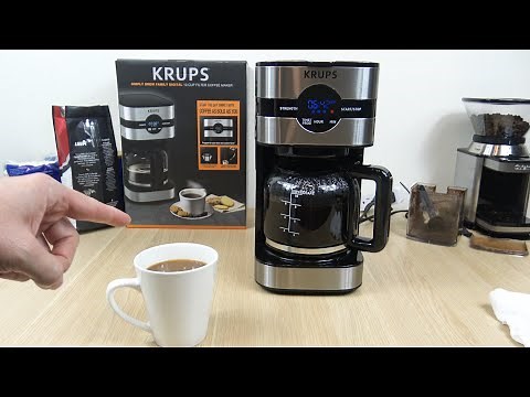Krups Simply Brew Digital 10 Cup Coffeemaker - How to Use Demo