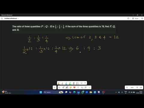 Easy way of solving Ratio problems from basic to fraction ratios.