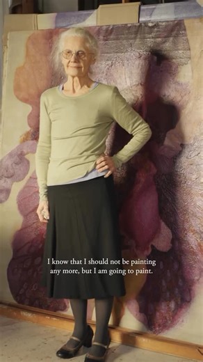 MBTC on Instagram: "Nina Klymowska passed away in August 2025. @joshuacharow had the honor of meeting, filming, and photographing her in her New York City studio of 47 years, in February 2025. Following her passing, her paintings were acquired by the Ukrainian Museum and Library in Stamford, Connecticut, which is planning an exhibition of her work in 2026. For inquiries regarding her paintings, please contact the museum curator at lubow.wolynetz@gmail.com #mbtc #legacy #history #memory #place #d