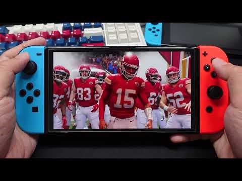 Madden NFL 25 Gameplay On Nintendo Switch Oled