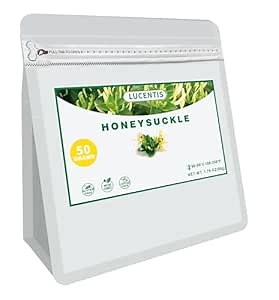 Dried Honeysuckle Tea (金银花茶) – 100% Pure & Natural, 50g/1.76oz Loose Herbal Tea, Non-GMO, Caffeine-Free, Delicate Floral Aroma