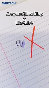 146K views · 571 reactions | Hey! You can write 'A' like this!朗 #writech #pen #lettering #letteringtutorial #writing #writingtips #journaling #highlighter #gelpen | Writech | Facebook