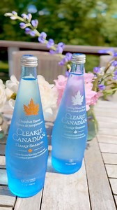 When your sparkling water doubles as a centerpiece… #SparklingWater #ClearlyCanadian | Clearly Canadian