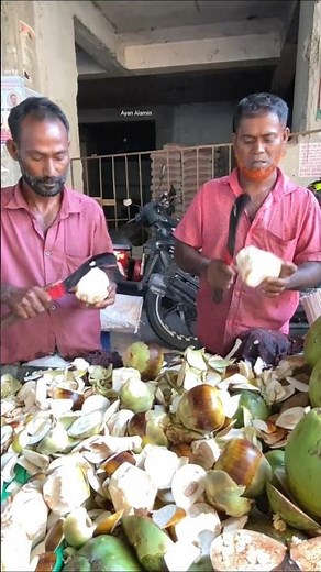 Best Street Palm Fruit Cutting Skills