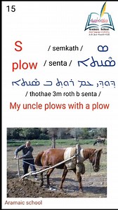 7.9K views · 146 reactions | #Aramaic Alphabet - 15 by Mr. Muhunnad Emad Fayyad #Aramaic #language #Aramaic_school #Aramaic_language #Save_the_Jesus_christ_language #Maaloula #Syria #jesus_langauge #christ_language | Aramaic School | Facebook