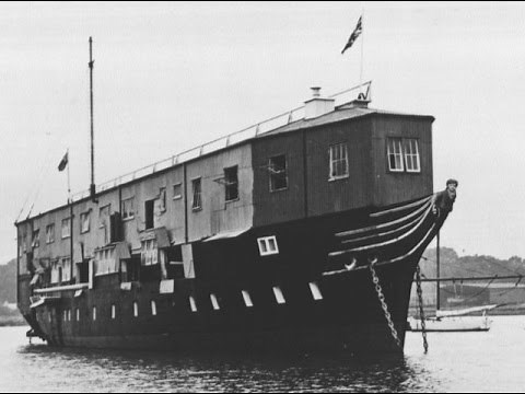 The Training Ship (TS) Mercury on the River Hamble