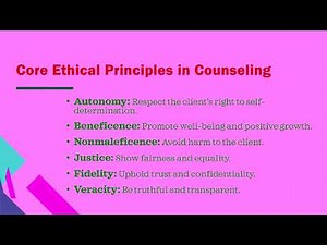 COUNSELING PRACTICE LESSON 4: ACA & SOLER