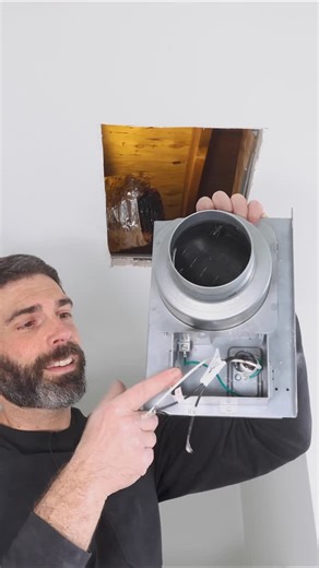 Home Repair Tutor | Bathroom exhaust fan ductwork tips…I use a worm drive clamp and foil tape to connect ductwork to the adapter. I then secure the Panasonic... | Instagram