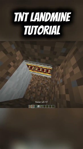 TNT LANDMINE TUTORIAL #minecraftbuilding #minecraft #minecraftshorts #fypシ゚viral #fyptiktok