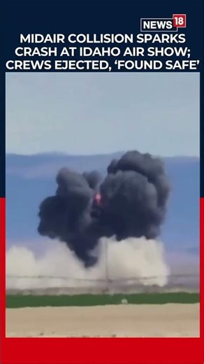 2fighter jets collided during the Gunfighter Skies air show at Mountain Home Air Force Base in Idaho