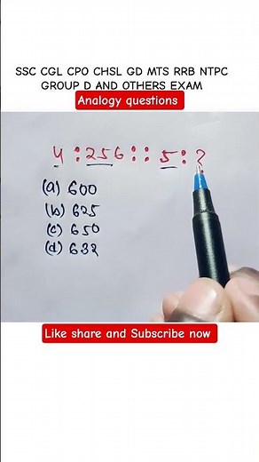 Analogy questions solve 2