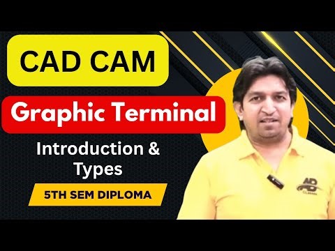 What is graphic terminal in cad cam | graphic terminal explain in hindi