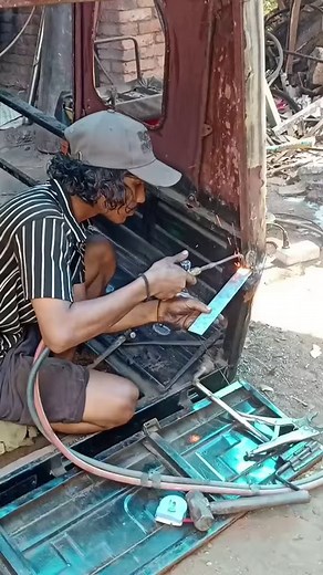Atul auto body work 8593814355 #facebookreels #welding #workshop #auto #trendingreels | Auto World