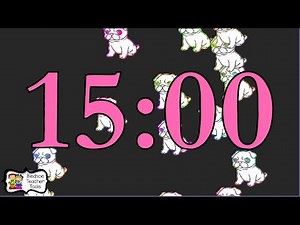 Psychedelic Pugs 15 Minute Timer