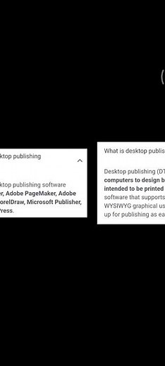 Desktop publishing application
