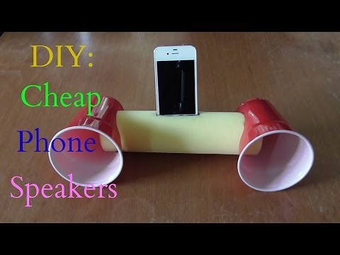 DIY: Cheap Phone Speakers That Don't Use Electricity
