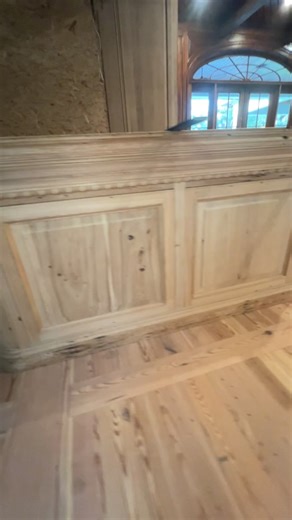 Pool house bar area install is beginning! | Cajun Woodworks of Art