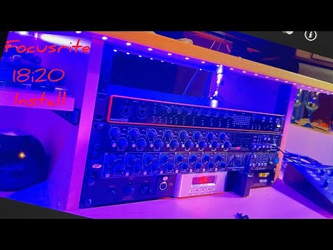 Focusrite Scarlett 18i20 Install: Part 2